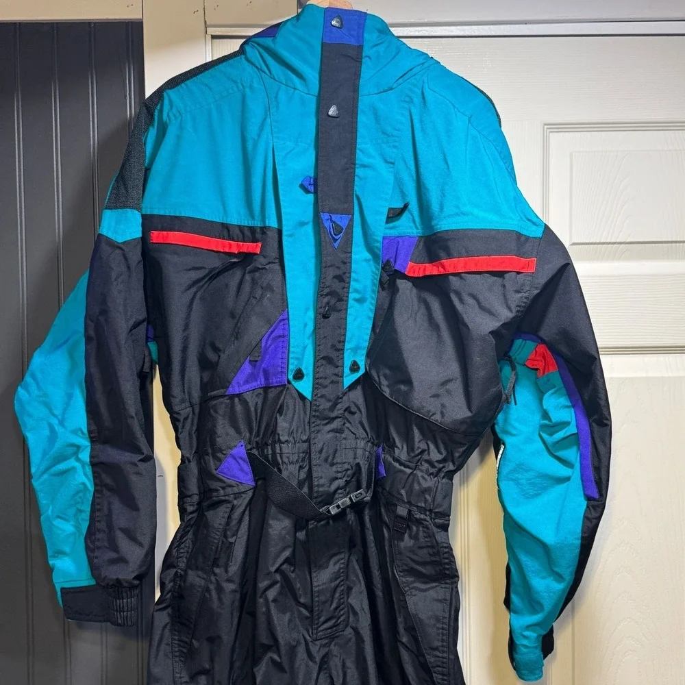 Helly Hansen Equipe Ski Suit One‎ Piece Snowsuit Black Men's Sz L
